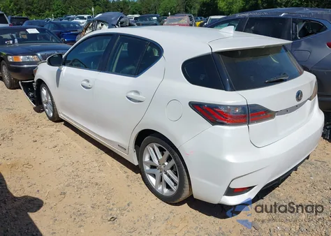 2015 Lexus Ct 200H из США, поврежденный, VIN JTHKD5BH4F2234585